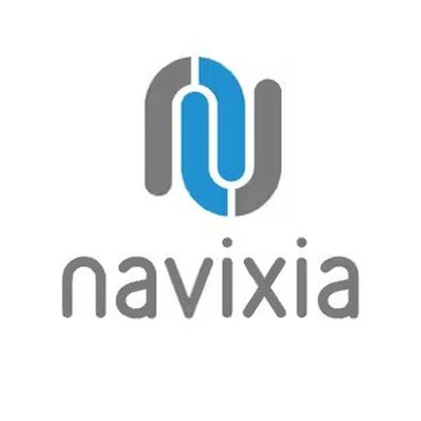 Navixia B2B SaaS platform logo with blue and gray design elements