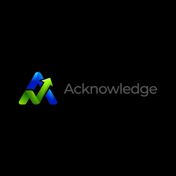 Blue and green checkmark arrow logo representing growth, compliance, and data management for enterprise SaaS platforms.